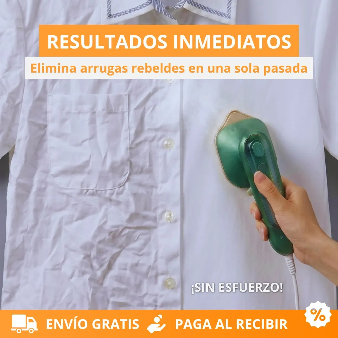 Mini Plancha a Vapor Portátil: Ropa Impecable en Segundos