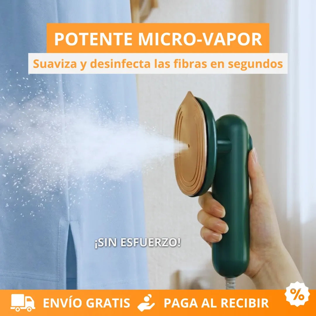 Mini Plancha a Vapor Portátil: Ropa Impecable en Segundos