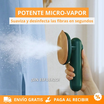 Mini Plancha a Vapor Portátil: Ropa Impecable en Segundos