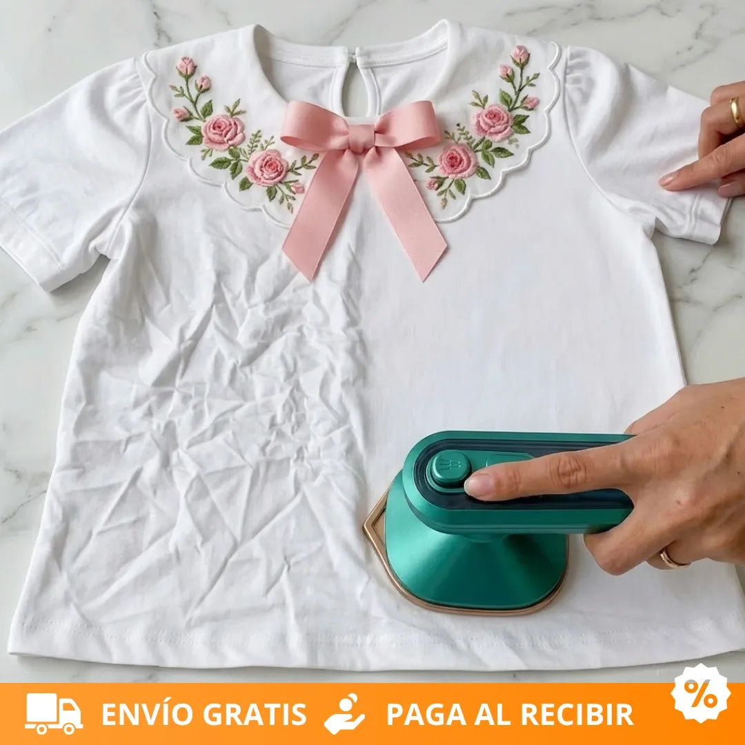 Mini Plancha a Vapor Portátil: Ropa Impecable en Segundos