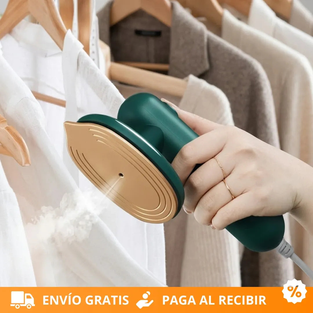 Mini Plancha a Vapor Portátil: Ropa Impecable en Segundos